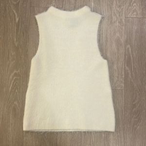 Jules and Leopold Mock Neck Sleeveless Sweater
